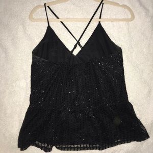 Peplum Sparkle Top